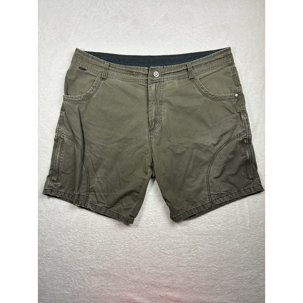 Kuhl Ramblr Mens Shorts 40 Patina Brown Cargo Hiking Camping
